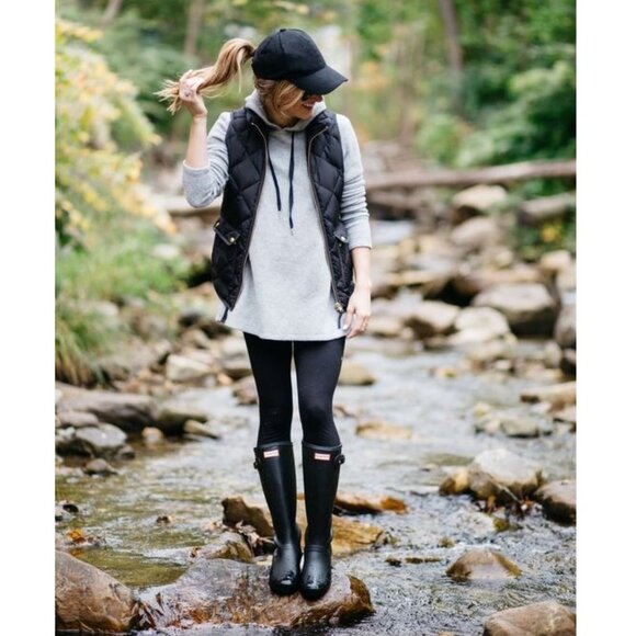 NIB Hunter Original Tall Rain Boots Matte in Black Women Size 8 - Picture 15 of 15